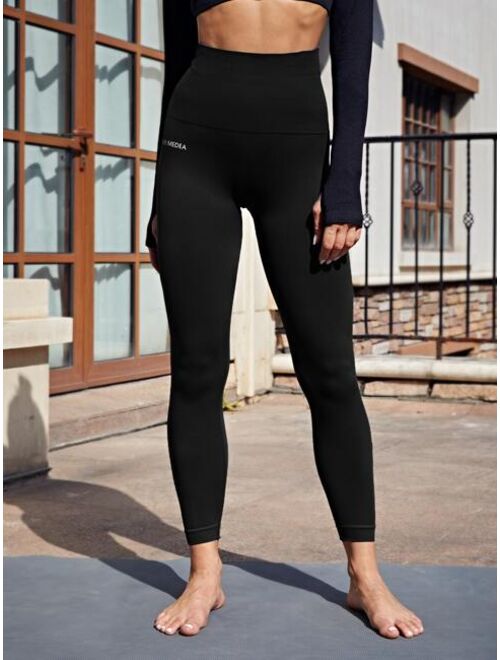 Shein Seamless Wide Band Waist Sports Leggings