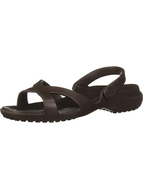 Crocs Women's Meleen Cross Band Sandal | Sandals for Women | Water Shoes