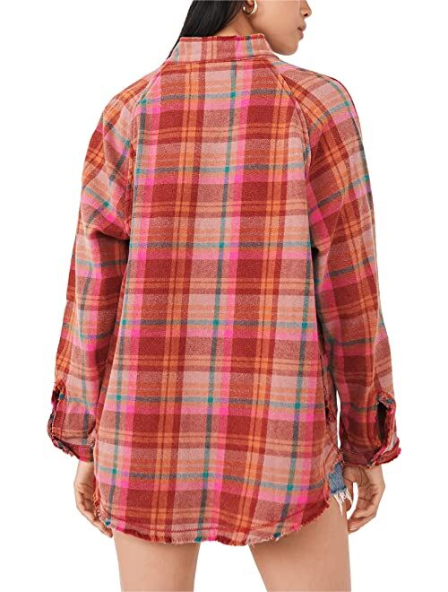 Buy Free People Summer Daydream Plaid Button-Down Shirt online 