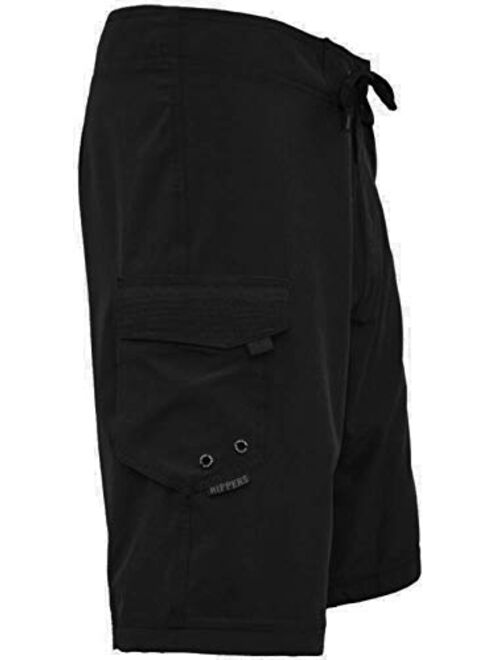 Maui Rippers Core 4 Way Stretch Boardshorts (32, Black)