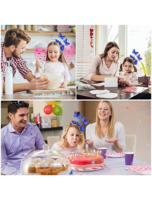 Women Butterfly Headband,Aniwon Elegant Party Headband Hair Band Fashion Headbands for Girls Hair Accessories Party Supplies