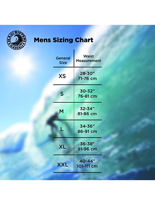 Maui Rippers Men's Lifeguard Boardshorts - 4 Way Stretch | Choose: 19