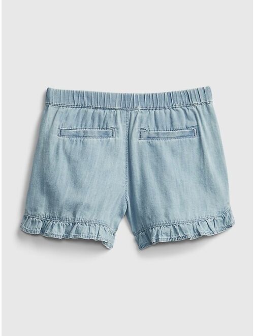 GAP Kids Ruffle Denim Pull-On Shorts