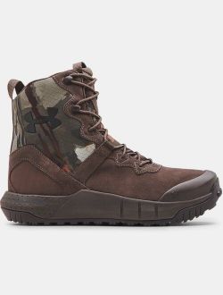Men's UA Micro G® Valsetz Leather Waterproof Camo Tactical Boots