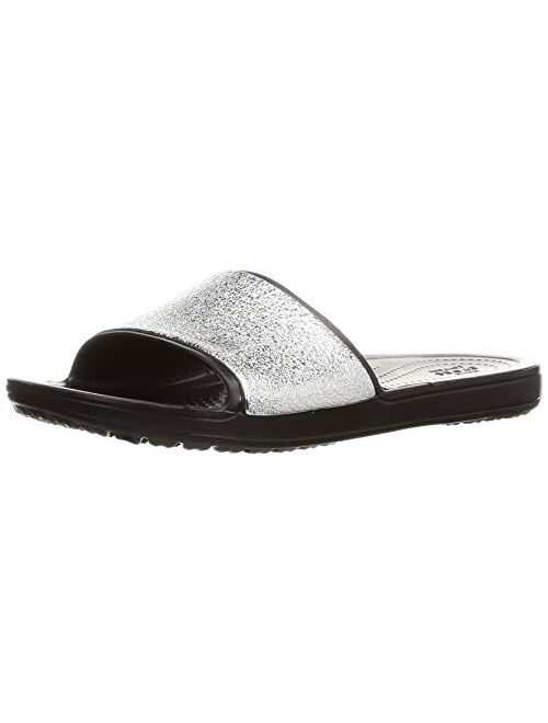 Crocs Sloane Shine Low Slide Black