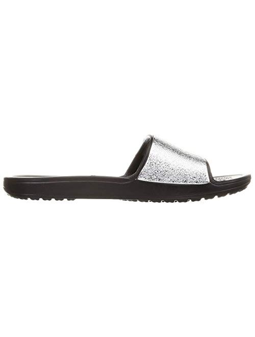 Crocs Sloane Shine Low Slide Black