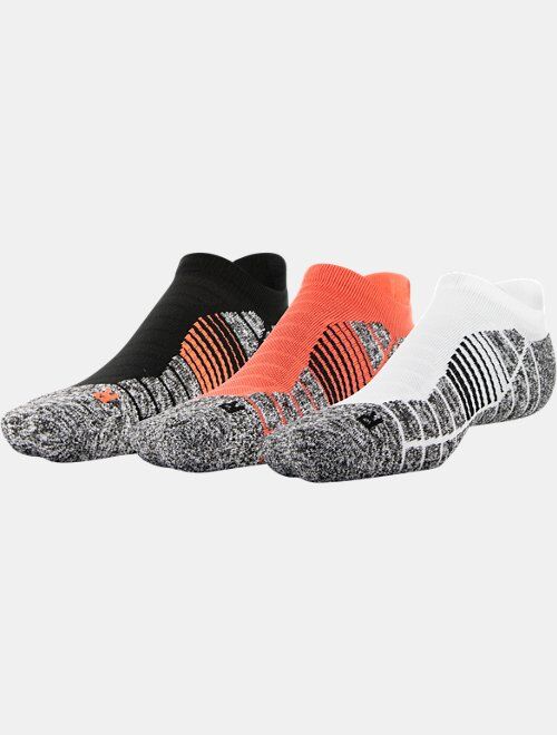 Under Armour Men's UA Elevated+ Performance No Show Socks 3-Pack