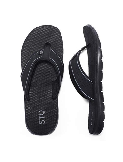 Womens Flip-flop Non Slip Comfortable Memory Foam Thong Sandals for Outdoor