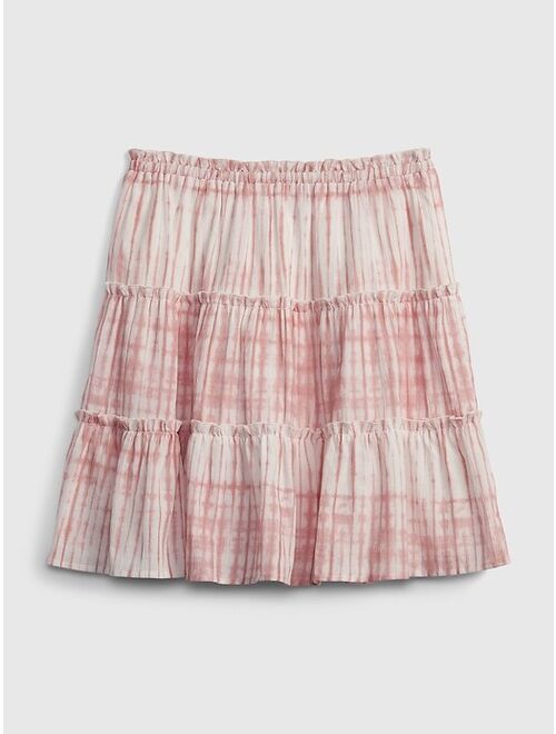 GAP Teen 100% Organic Cotton Tiered Skirt