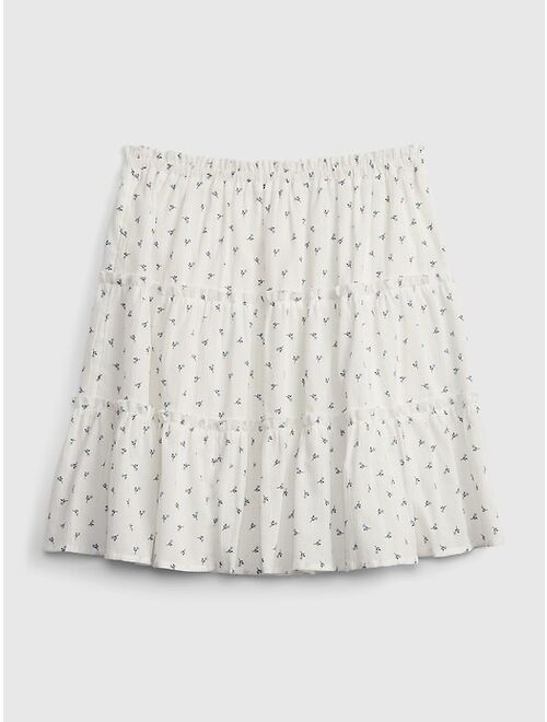 GAP Teen 100% Organic Cotton Tiered Skirt