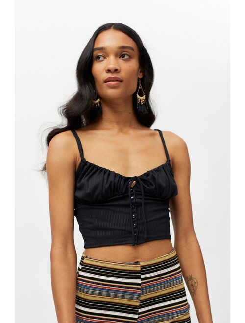 Urban outfitters UO Serenity Cami Black Top