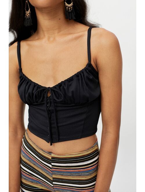 Urban outfitters UO Serenity Cami Black Top