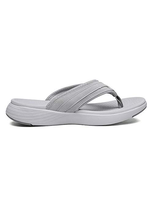 DREAM PAIRS Women's Arch Support Flip Flops Comfortable Thong Sandals