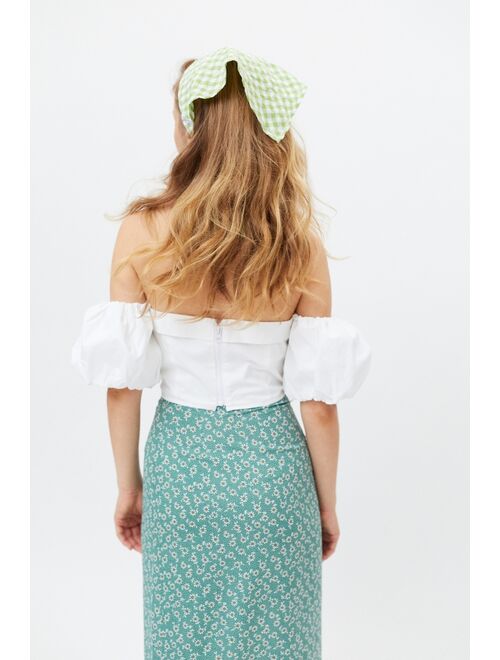 Urban outfitters UO Exclusive Madeline Off-The-Shoulder Top