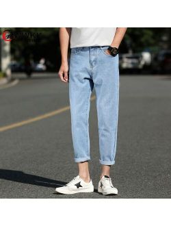 WWKK 2020 Men's Stretch Loose fit Jeans Men's Denim Pants Brand New Style Trousers Jack Jones Menswear 33 34 36