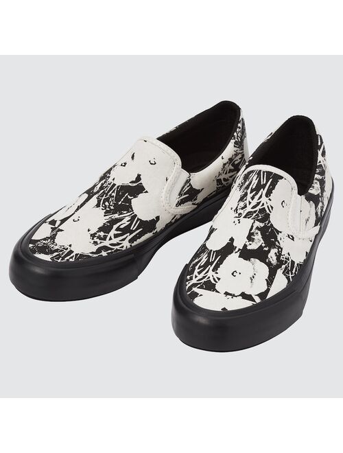 Uniqlo ANDY WARHOL COTTON CANVAS SLIP-ON SHOES