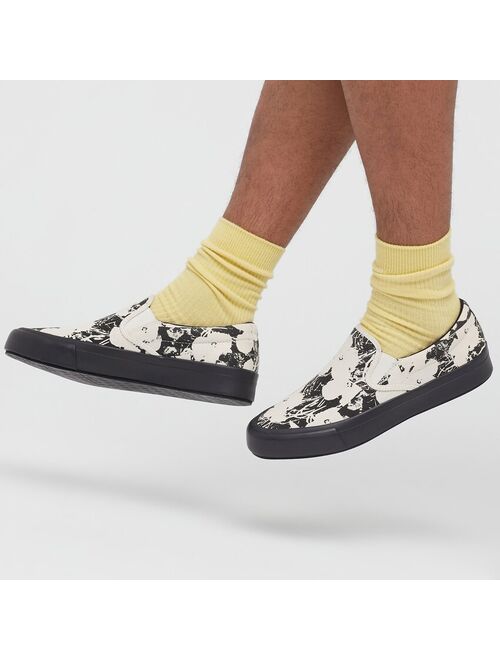 Uniqlo ANDY WARHOL COTTON CANVAS SLIP-ON SHOES