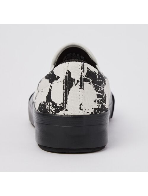 Uniqlo ANDY WARHOL COTTON CANVAS SLIP-ON SHOES