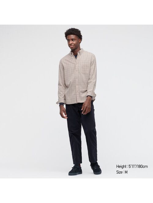 Uniqlo MEN FLANNEL CHECKED LONG-SLEEVE SHIRT