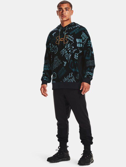 Under Armour Men's UA Rival Terry Scribble Print Hoodie