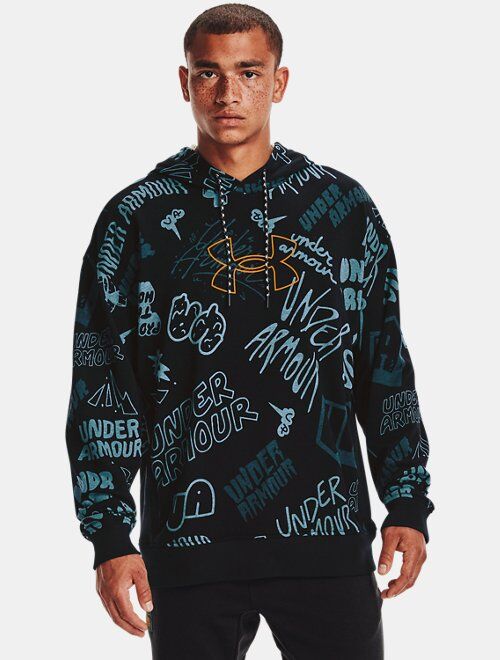 Under Armour Men's UA Rival Terry Scribble Print Hoodie