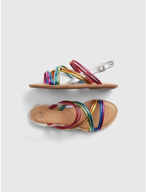 GAP Kids Rainbow Strappy Sandals
