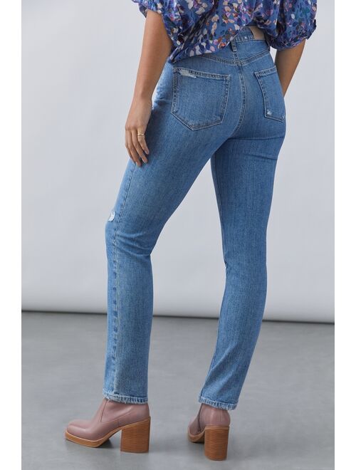 PAIGE Sarah Slim Straight Jeans