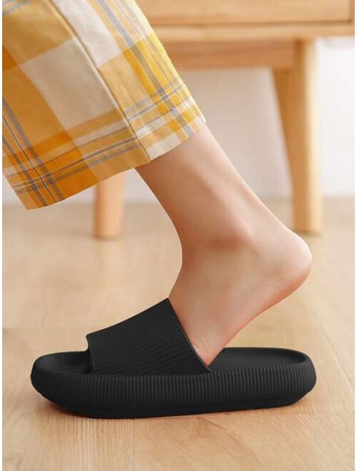 Shein Minimalist Textured  Slides