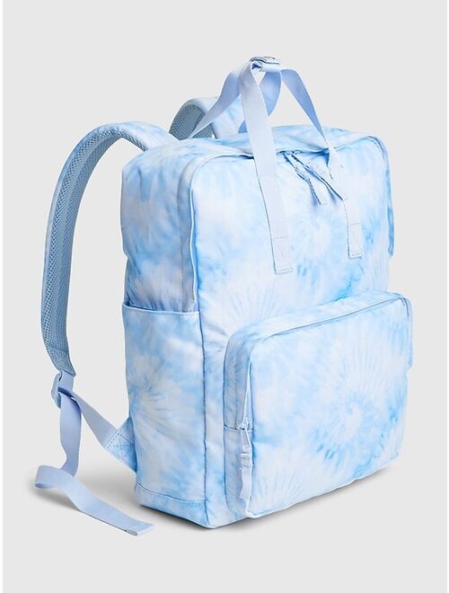 GAP Kids Recycled Polyester Tie-Dye Print Senior Backpack
