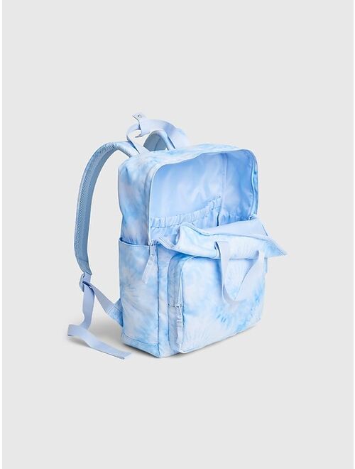 GAP Kids Recycled Polyester Tie-Dye Print Senior Backpack