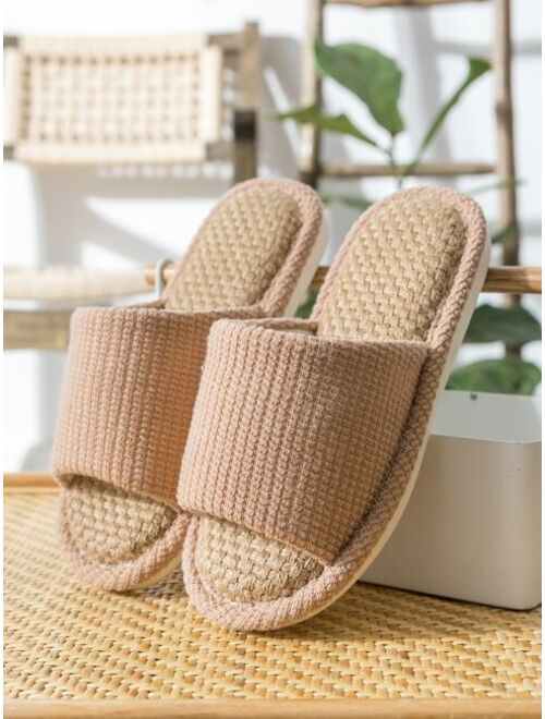 Shein Open Toe Home Slippers