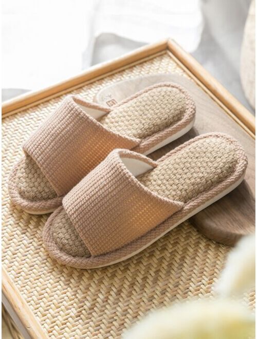 Shein Open Toe Home Slippers