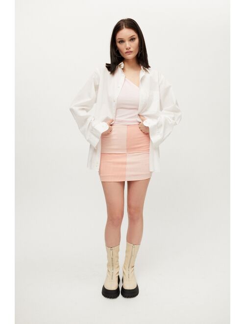 Urban outfitters UO Big Check Mini Skirt