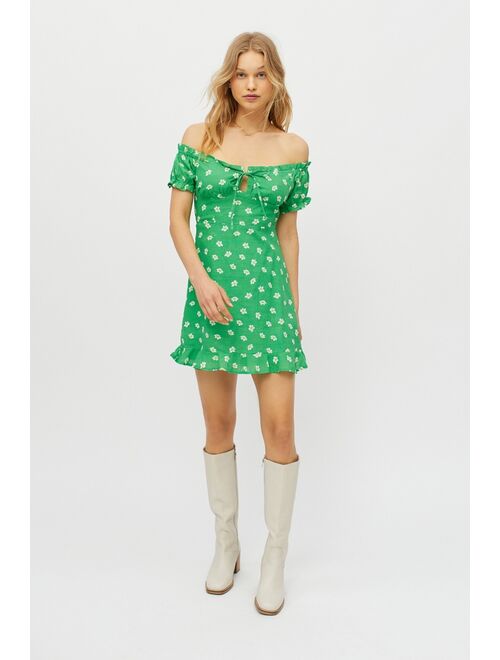 Urban outfitters UO Magpie Off-The-Shoulder Mini Dress