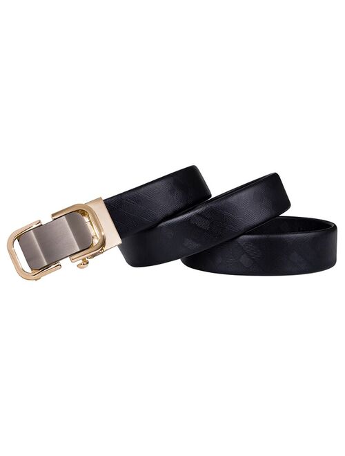 US shipping Leather Belts for Men Automatic Belt High Quality Cowhide Genuine Leather Jeans Strap for Men Luxury Brand Mens Belt