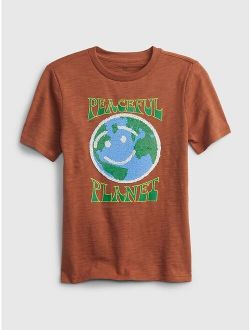 Kids Flippy Sequin Graphic T-Shirt