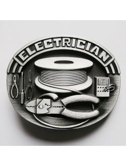 Retail Distribute Electrician Trades Tradesman Belt Buckle BUCKLE-WT122AS Free Shipping