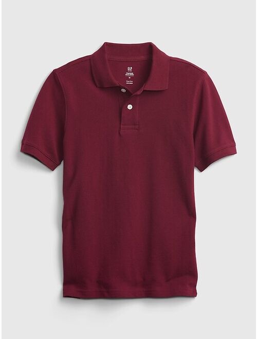 GAP Kids 100% Organic Cotton Uniform Polo Shirt