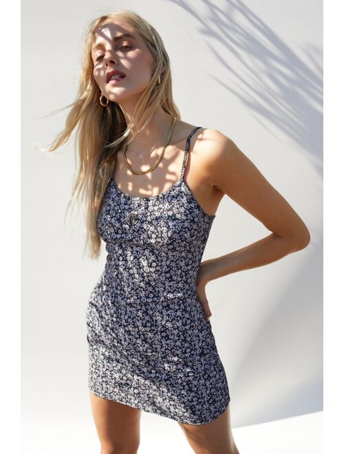 Urban outfitters UO Orla Ditsy Black Cami Dress