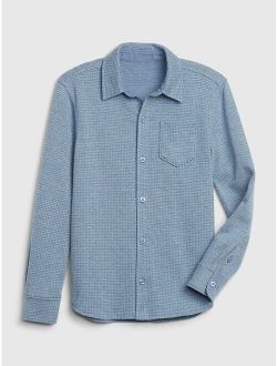 Kids Button-Up Long Sleeve Shirt