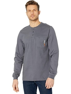 PRO FR Cotton Core Long Sleeve Henley with Pocket
