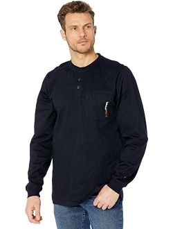 PRO FR Cotton Core Long Sleeve Henley with Pocket