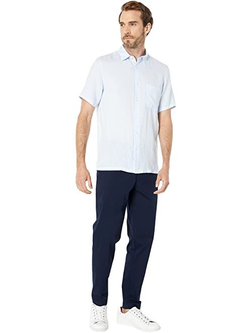 Theory Irving Short Sleeve Solid Linen