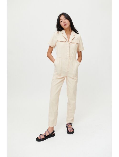 BDG Lizzy Short Sleeve Coverall Jumpsuit