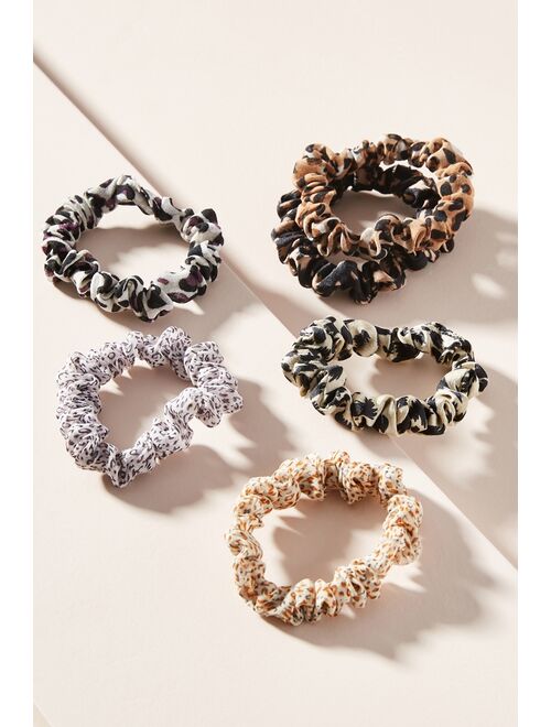 Anthropologie Satin Ponytail Holder Set