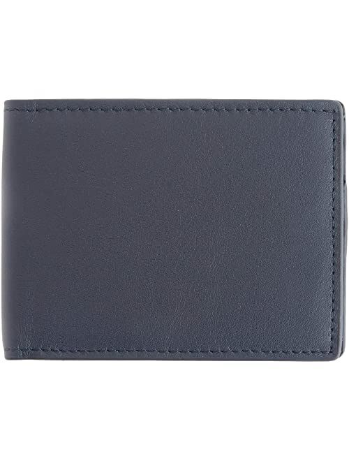 ROYCE New York Leather RFID Blocking Slim Bifold Wallet