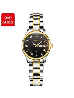 Top Brand Women Quartz Watch Casual Luxury Dress Stianless Steel Waterproof Wristwatch for Lady zegarek damski 5563