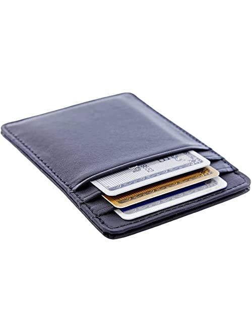 ROYCE New York Leather Magnetic Money Clip Wallet