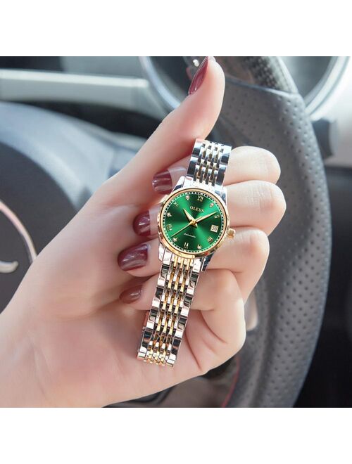 OLEVS  Women Watches Mechanical Watch Luxury Bracelet Wrist Wristwatch Elegant Ladies Automatic Clock Watch Relogio Feminino