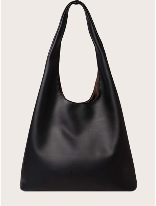 Shein Minimalist Plain Shoulder Bag